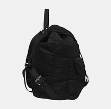 Prada Triangle Logo Backpack 4