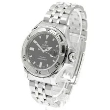 Tudor 89190P Prince Date Hydronaut Automatic Date Black Dial SS F/S 3