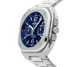 Bell & Ross BR 05 Chronograph Steel Auto 42mm Blue Dial BR05C-BLU-ST/SST 2