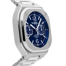 Bell & Ross BR 05 Chronograph Steel Auto 42mm Blue Dial BR05C-BLU-ST/SST 3