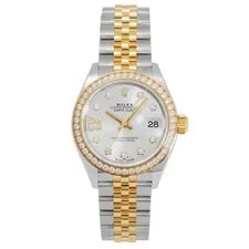 Rolex — Rolex Datejust 279383RBR Yellow Gold Stainless Steel Diamond 28.0mm #YKW218 — Watch — resale