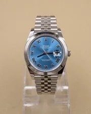 Rolex — 2026 Rolex Datejust 41 Blue Roman Dial Complete — Watch — resale