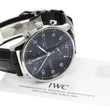 IWC — IWC Portugieser IW371447 41mm SS Black Dial Automatic #C3674 — Watch — resale