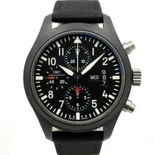 IWC — IWC Pilot'S Chronograph Top Gun IW378901 Black #41021 — Watch — resale