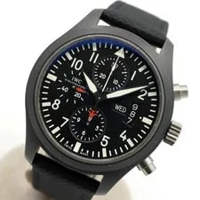 IWC Pilot'S Chronograph Top Gun IW378901 Black #41021 2