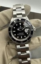 Rolex Submariner 16610 Oyster Bracelet With Black Bezel 1993 S Serial Dive 2