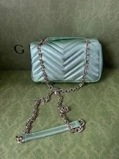 Gucci GG Marmont Small Metallic Matelassé Crossbody 3