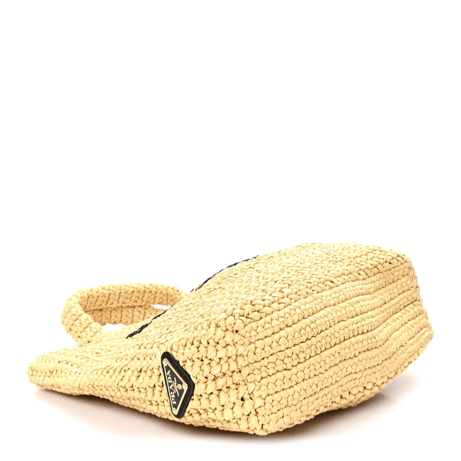 Yarn Effect Crochet Logo Embroidered Naturale 4