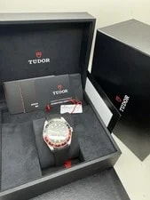 2024 Tudor Black Bay 58 GMT Red Black 39mm Rubber Strap 7939G1A0NRU B+P 2