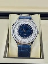 Patek Philippe — Patek Philippe 7130G-015 World Time New York Blue Dial Strap 2017 — Watch — resale