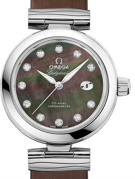 Omega de Ville Ladymatic Stainless Steel & Diamonds Lady's 2