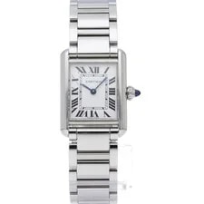 Cartier Tankmast SM WSTA0051 Stainless Steel WomenWatch Silver 2