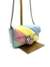Gucci GG Marmont Mini Pastel Chevron 3