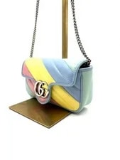 Gucci GG Marmont Mini Pastel Chevron 4