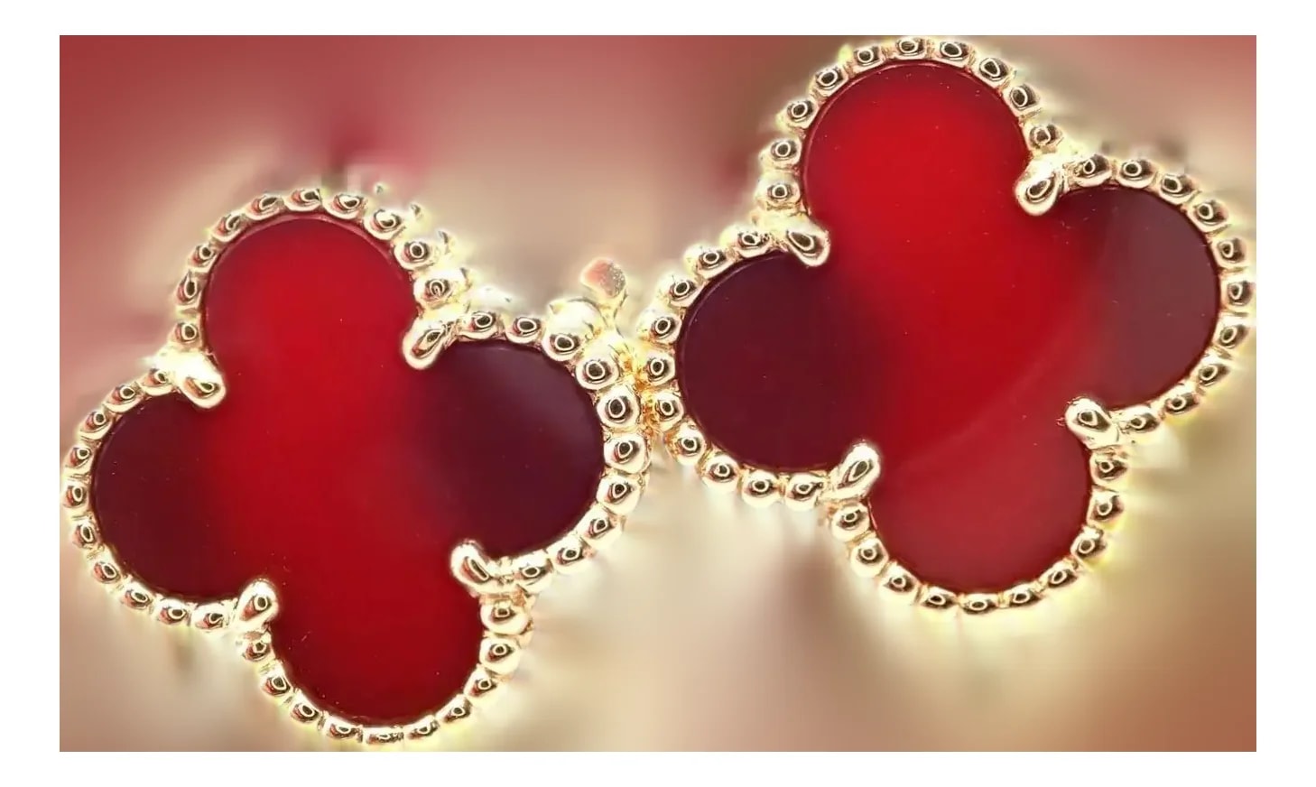 Van Cleef & Arpels — Van Cleef & Arpels Alhambra Yellow Gold Pair — Jewelry — resale