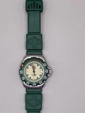 TAG Heuer WA1412 Formula 1 28mm Green Bezel Quartz From JP 3