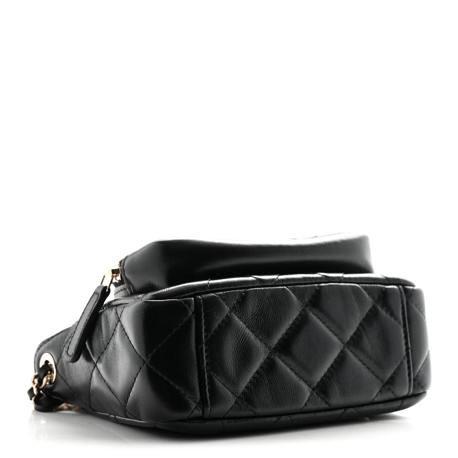 Shiny Crumpled Quilted With Chain 4