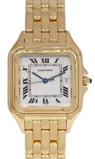 Cartier — Cartier Panthere Large 18k Yellow Gold Ivory Dial Quartz — Watch — resale
