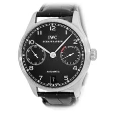 IWC Stainless Steel 42mm Portuguese 7 Days Power Reserve # 5001-09 Box Warranty 2