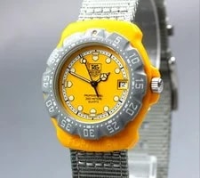 Tag Heuer — *Exc+5* TAG Heuer Formula 1 Professional 382.513 Yellow 35mm Qz JPN — Watch — resale