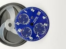 Tudor Chrono 79280 79290 Tiger Bleu Chronographe Cadran 3