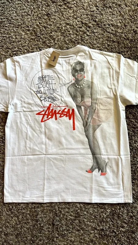 Supreme — *New * Stussy Skate Tough Logo Supreme TEE T-shirt — streetwear — resale