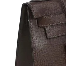 Hermes Chocolat Kelly 28 Sellier 2way □L 43. 187269 4