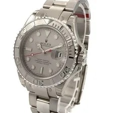 Rolex Yacht-Master 16622 40mm Platinum Steel Silver Dial Automatic Box #KN085 2