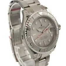 Rolex Yacht-Master 16622 40mm Platinum Steel Silver Dial Automatic Box #KN085 3
