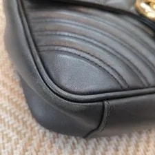 Gucci GG Marmont Quilted Chain Strap From Japan 4