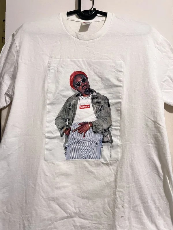 Supreme — Supreme X Andre 3000 Tee — streetwear — resale