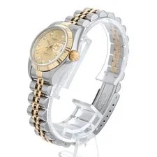 Rolex Datejust 10P Diamond 79173G Champagne Carving Computer P Number Second... 2