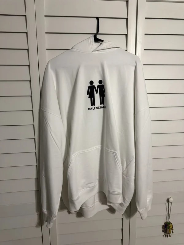 Balenciaga — Balenciaga Pride Graphic Print Hoodie — streetwear — resale