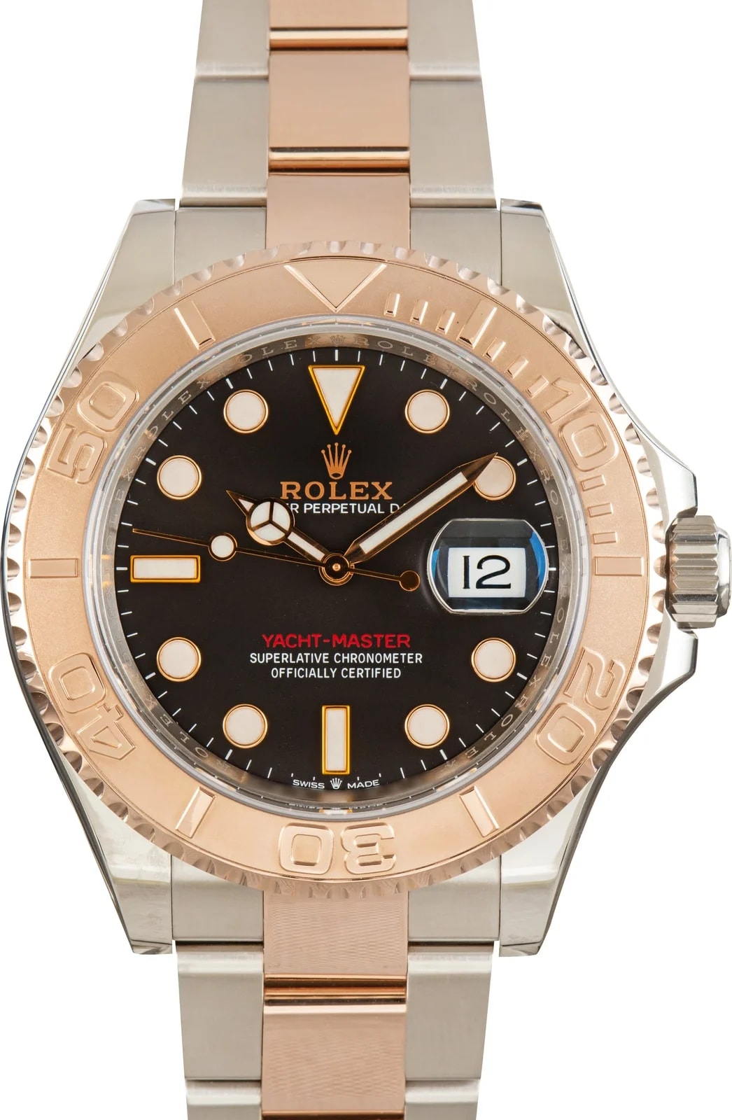 Rolex — Steel & Everose Gold Rolex Yacht-Master 40 Ref 126621 Black — Watch — resale