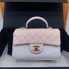 Chanel — Chanel Flap Top Handle 22P Chain Full Set New Chip — Handbag — resale