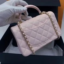 Chanel Flap Top Handle 22P Chain Full Set New Chip 3