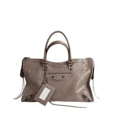 Balenciaga — Balenciaga le City Large $3400 Dark Noix New — Handbag — resale