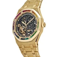 Audemars Piguet Royal Oak 15412BA.YG.1224BA.01 Frosted Yellow Gold Double 3