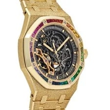 Audemars Piguet Royal Oak 15412BA.YG.1224BA.01 Frosted Yellow Gold Double 4