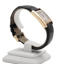 Cartier 18K Yellow Gold Tank Francaise Large Automatic Leather Band [P] 4