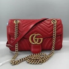 Gucci — Gucci GG Marmont Matelassé Medium Chain — Handbag — deal