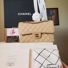 Chanel — Chanel Classic Small Double Flap Iridescent Ca.viar Hw — Handbag — resale