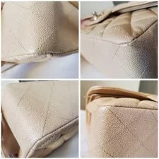 Chanel Classic Small Double Flap Iridescent Ca.viar Hw 3