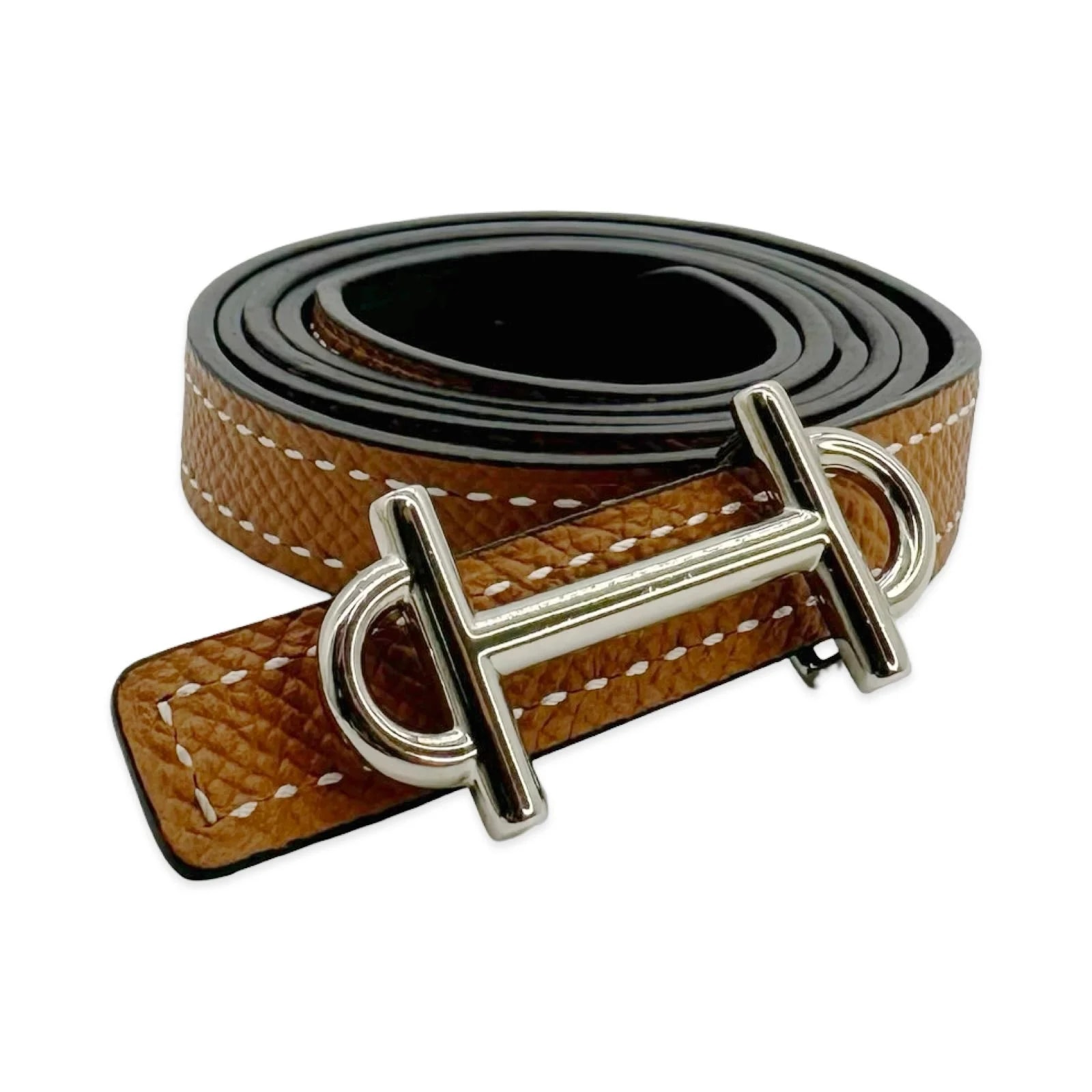 Luv Luxe Scottsdale — Hermes Gamma 13mm Thin Reversible Belt — Accessory — resale