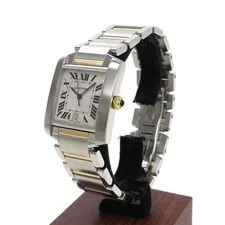 Cartier Tank W51005Q4 Yellow Gold Stainless Steel 32mm Automatic #SNW190 2