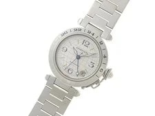 Cartier Pasha C Meridien W31029M7 Stainless Steel 35mm Silver Dial #DW1317 2