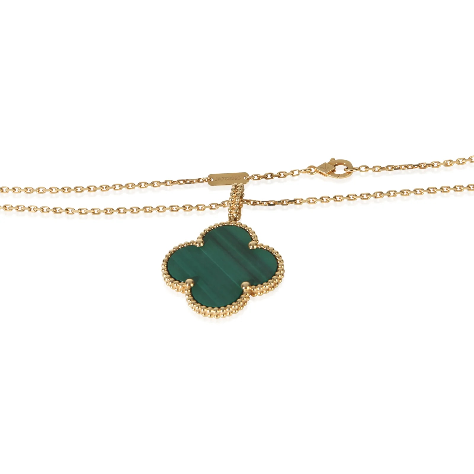 Van Cleef & Arpels Yellow Gold Malachite Magic Alhambra 18k 3