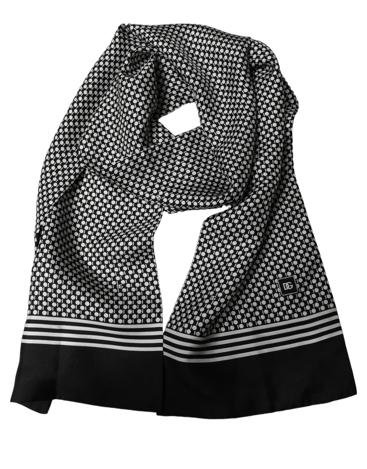 Dolce & Gabbana — Dolce & Gabbana Geometric Neck Shawl Scarf — Accessory — resale