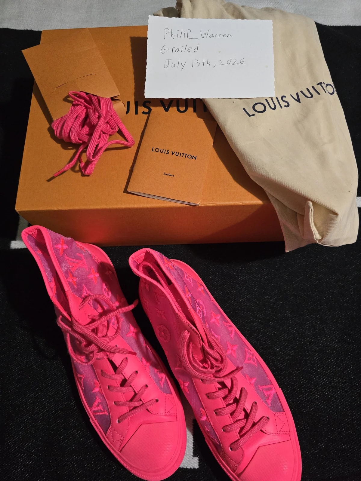 Louis Vuitton — Louis Vuitton Virgil Abloh Tattoo — Sneaker — resale