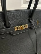 Hermès Birkin 35 Ocean Pristine! Star Collection! Made By Master Artisan. 2